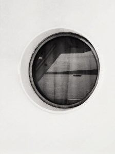 Porthole view on a Washington State Ferry