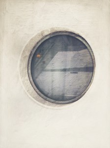 Porthole view on a Washington State Ferry
